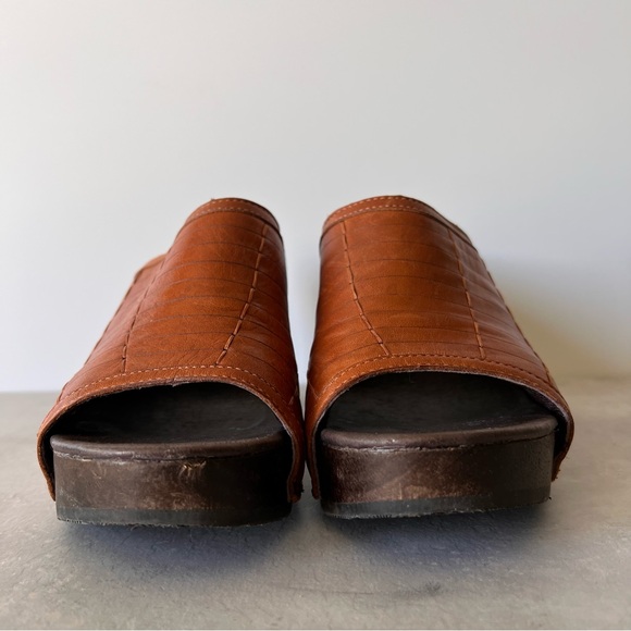 Dansko Randi wooden chunky heel slip on Mules - Picture 7 of 11